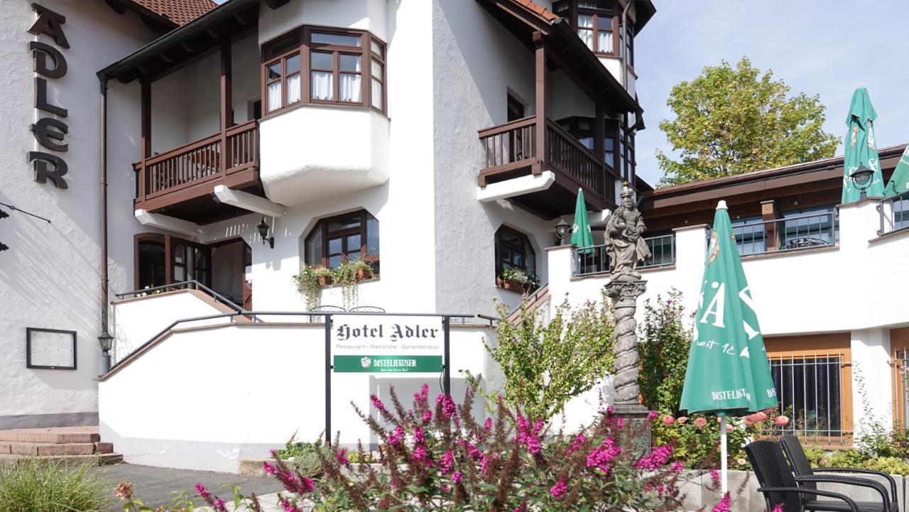 Hotel Adler Лауда-Кёнигсхофен Экстерьер фото